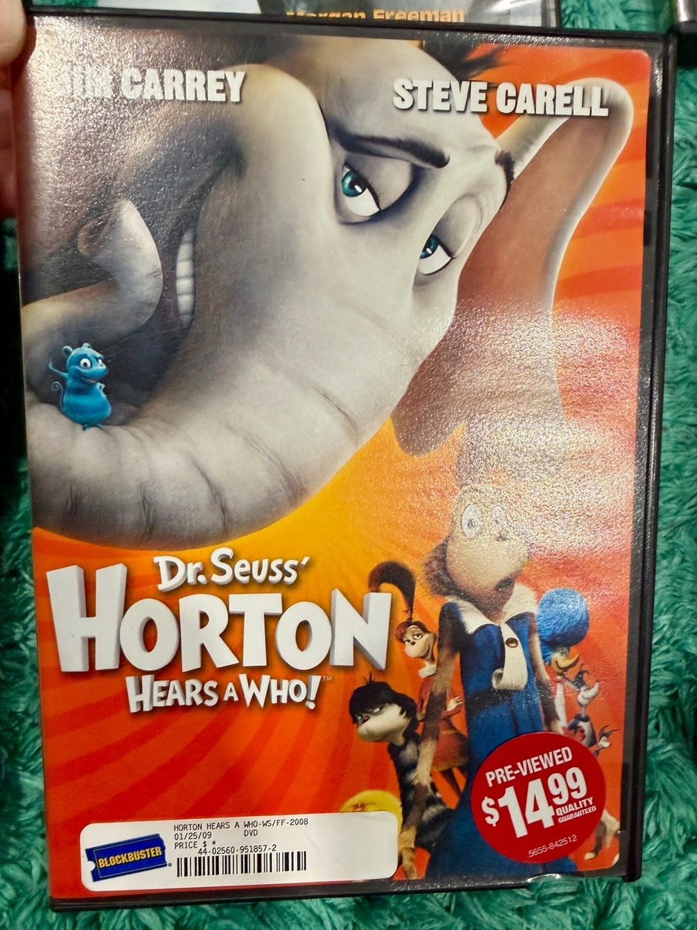 Dr. Seuss Horton Hears a Who! DVD - Orange, White, Gray, Blue